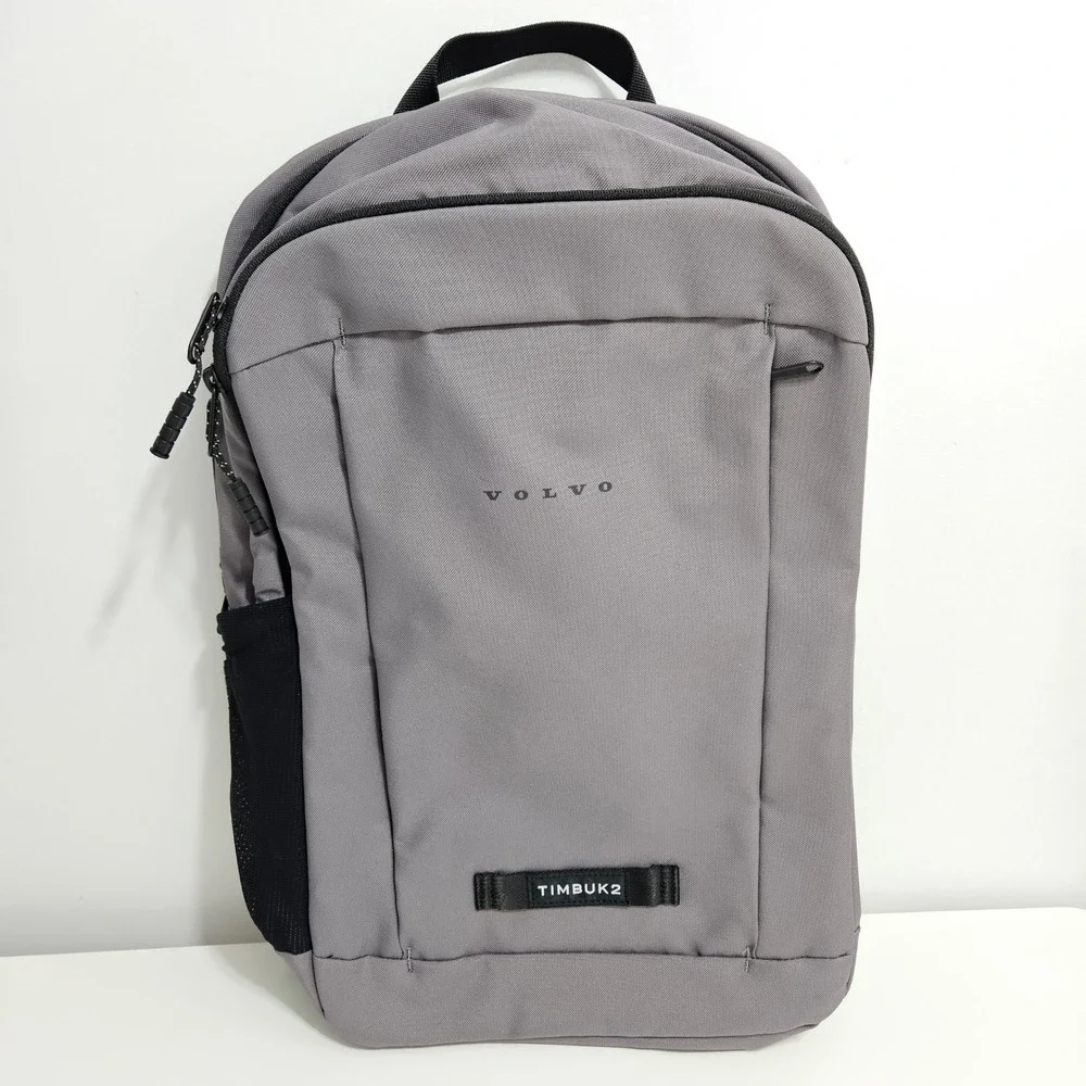 Timbuk2 Parkside Eco Backpack Laptop Sleek Commuter Volvo Travel Gray Bag